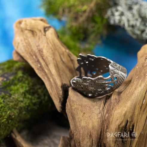 Locket for Viking Sword scabbard Borre - silver plated