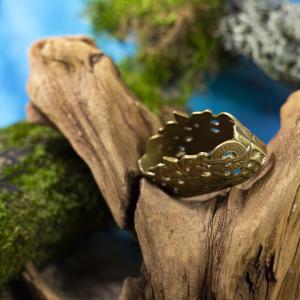 Locket for Viking Sword Scabbard Jelling - brass 2