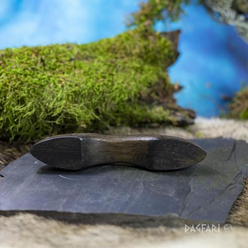 Riemendurchzug für Schwertscheide - Mooreiche