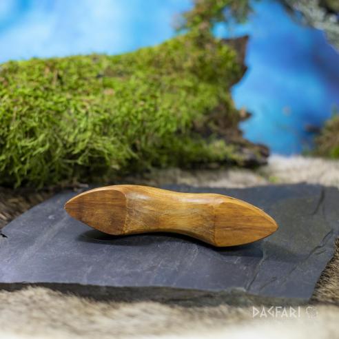 Belt loop for sword scabbard - Olive wood