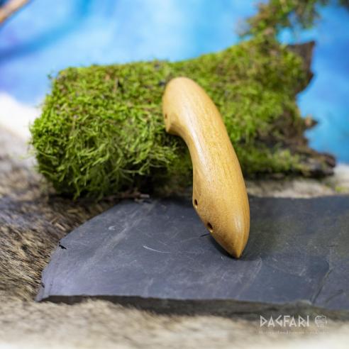 Belt loop for sword scabbard - Beech wood