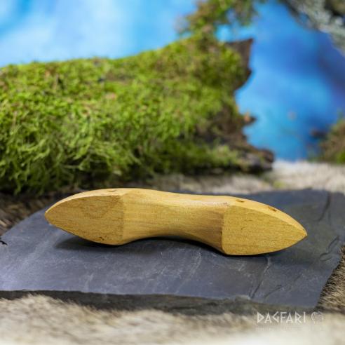 Belt loop for sword scabbard - Beech wood