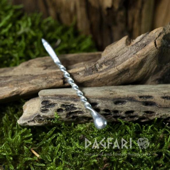 Hygiena - postříbřená ušní lžička a čistítko nehtů