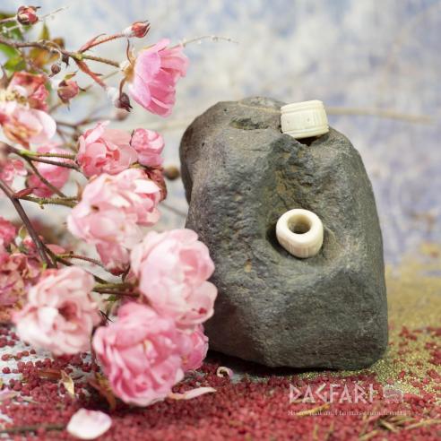 Perle für Bart und Haare, Geweih - Punkt, unbemalt