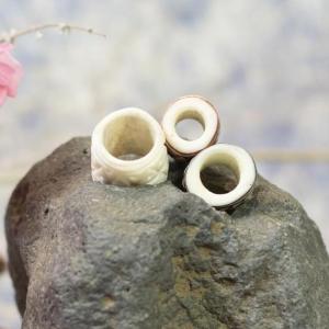 Bead for beard and hair, antler - Crossroads, uncoloured 2