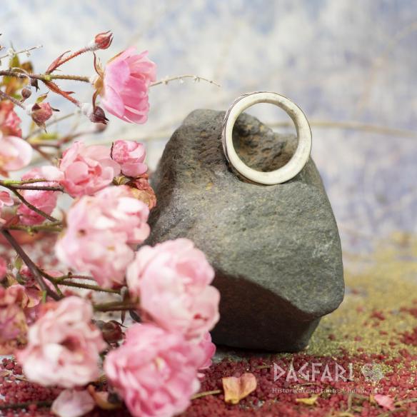 Hair styling ring - Odin's eye, black