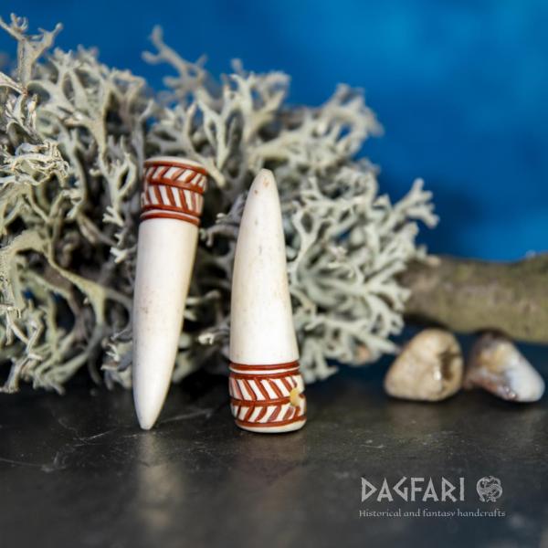 Pendant antler tip Dagfari small - Twig, red