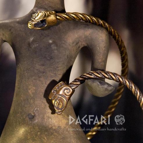 Náramek kanec Gullinbursti - prase bronz