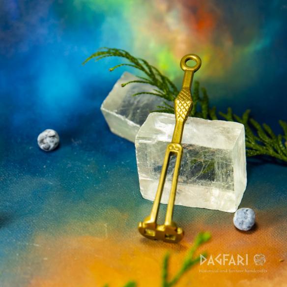 Klíč Síf, raný/vrcholný, Norsko, Kyjevská Rus - mosaz