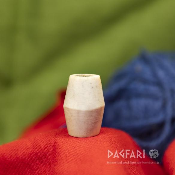 Spindle whorl, barrel undecorated - antler