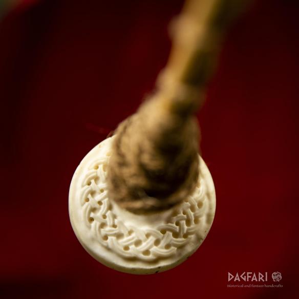 Spindle whorl Borre, deep carving - elk antler