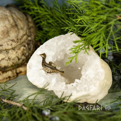 Amulett Finnischer Vogel - Replik Bronze