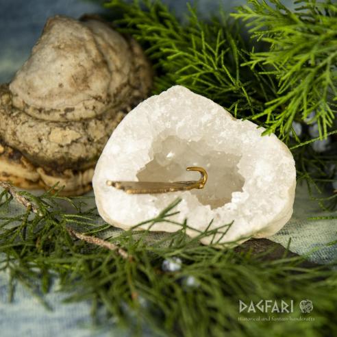 Haken zum Befestigen von Kleidung mit Drachenmotiv - Bronze