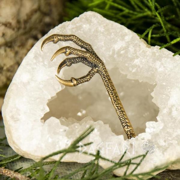 Amulett Bronze Klaue des Raben - Rabenklaue