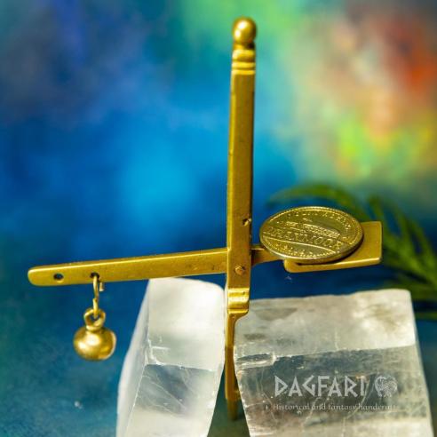REENACTMENT Replica - Medieval brass coin scales