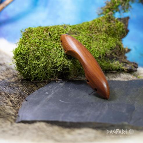 Belt loop for sword scabbard - Plum wood