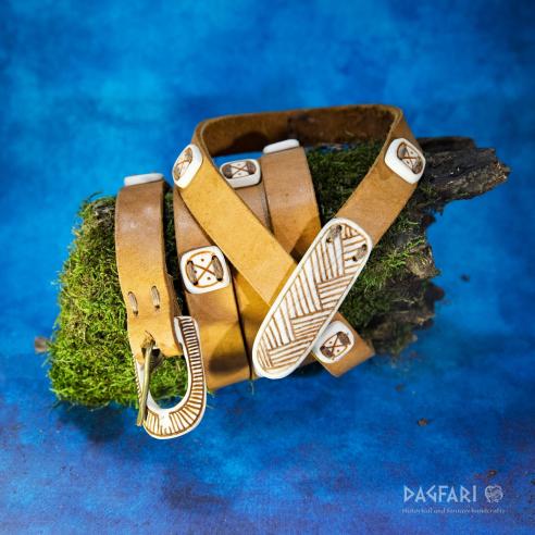 Complete belt bone / antler - custom production