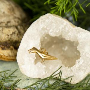 Amulet Havran Morrigan - bronzová vrána pro barbary 2