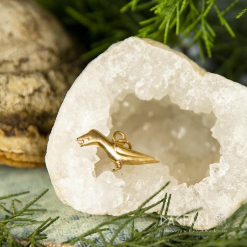 Amulett Raven Morrigan - Bronze Krähe für Barbaren