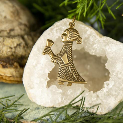 Amulet Valkýra z Ölandu, velká - bronz