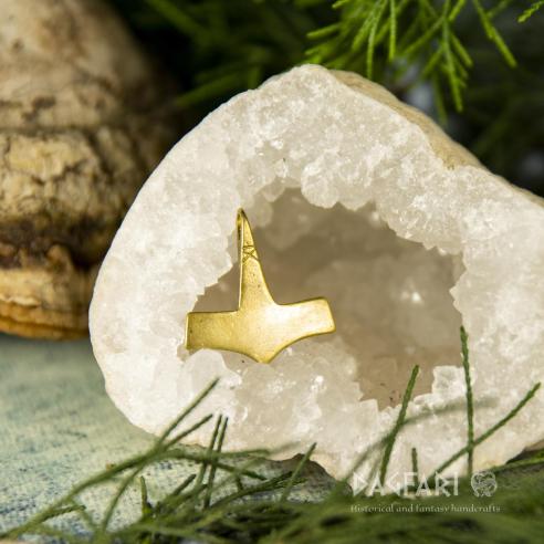 Amulett Thors Hammer Bornholm - Messing