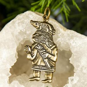 Amulett Krieger Vendel - Bronze