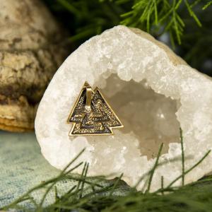 Amulett Valknut, Symbol von Odin und den neun Welten - Bronze 2