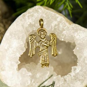 Replica Amulet Archangel Michael - brass 2