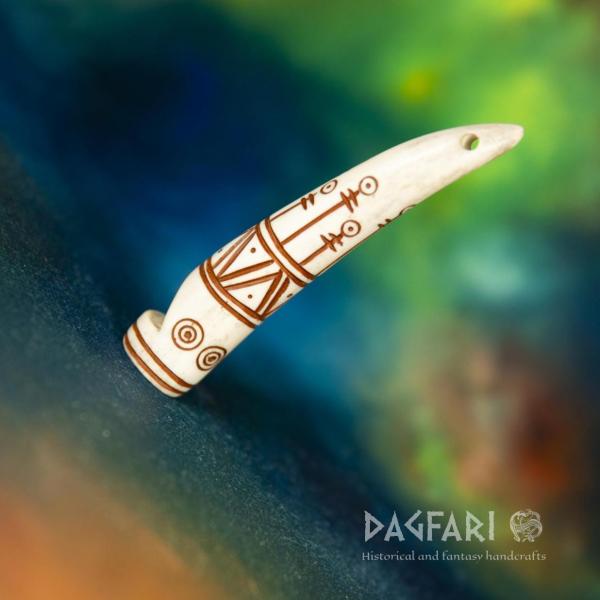 Rollo - Command signal whistle made of deer antler