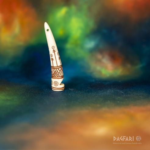 Leif - Kommandosignalpfeife aus Hirschgeweih