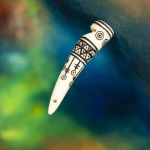 Haakon - Command signal whistle made of deer antler