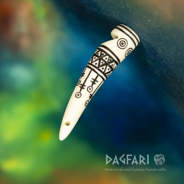 Haakon - Command signal whistle made of deer antler