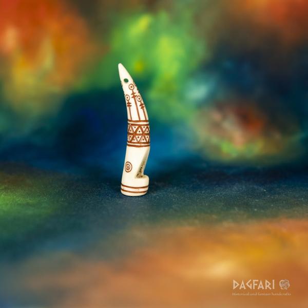 Olaf - Command signal whistle made of deer antler