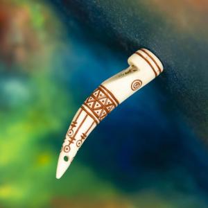 Olaf - Command signal whistle made of deer antler