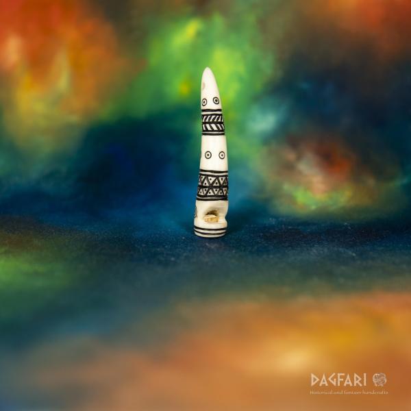 Thorvald - Kommandosignalpfeife aus Hirschgeweih