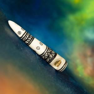 Thorvald - Command signal whistle made of deer antler