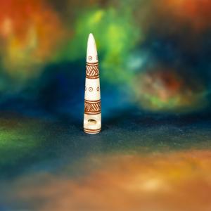 Æthelred - Command signal whistle made of deer antler 2