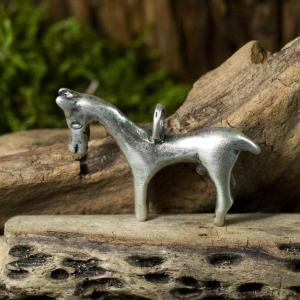 Amulet Gaelic horse - silver, Ag 925/1000