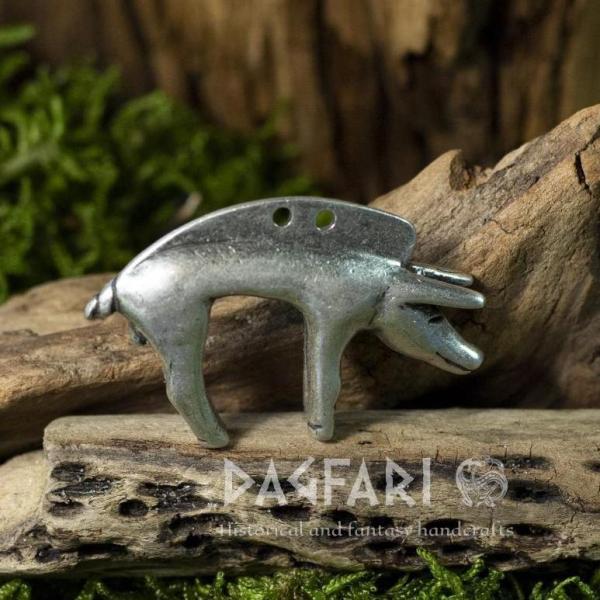 Amulet Celtic pig - Boar of Gaul - silver, Ag 925/1000