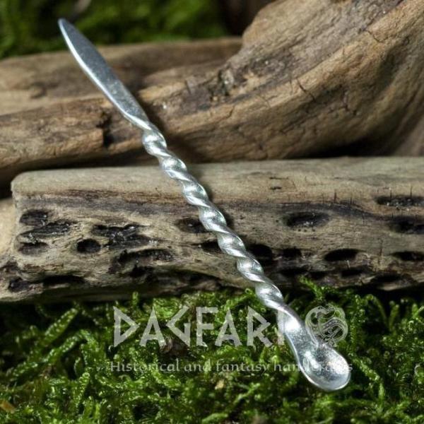 Ear and nail cleaner, ear spoon - silver plated