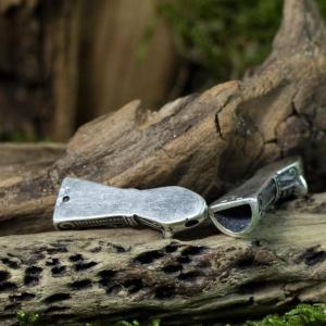 Koncovky KNIT k vikingským přívěskům Dánsko, 2 kusy - stříbro, Ag 925/1000 2