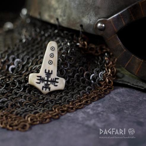 Thors Hammer Aegishjalmur Kompass - schwarz