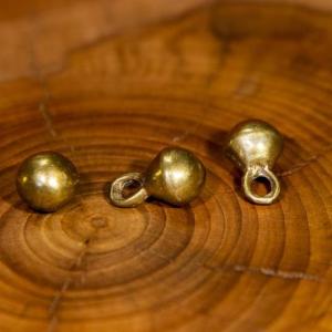 VIKING Knoflík replika (gombík) litý středověký, menší - mosaz