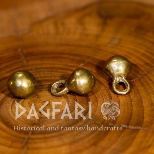 VIKING Medieval Replica button, smaller - brass