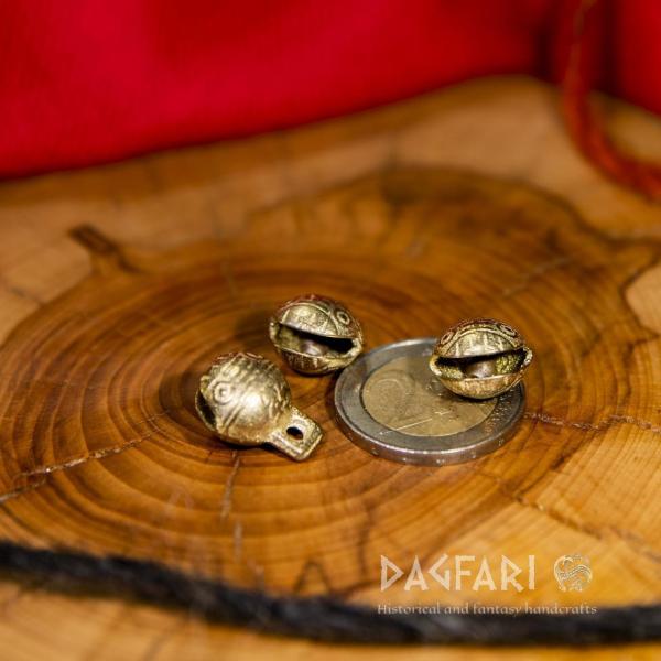 Brass Jingle BELL in historical design - for costumes or just for fun