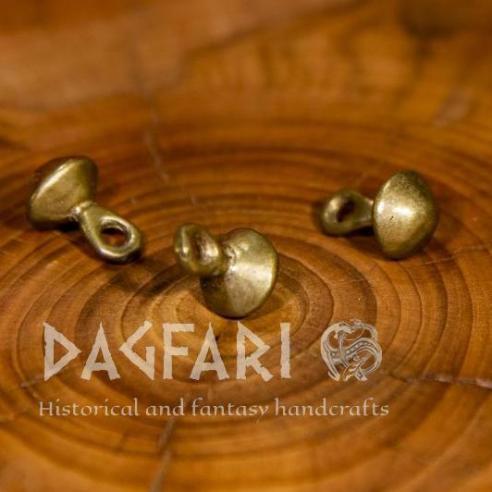 Viking button - brass