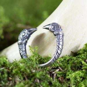 Ring ravens - silver, Ag 925/1000 2