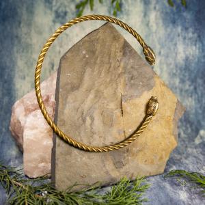 Torc - Necktie OBELIX - brass