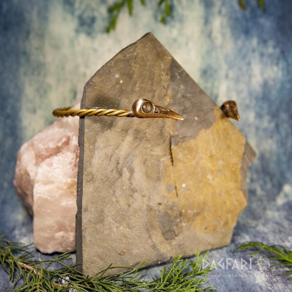 Torques - nákrčník MORRÍGAN - mosaz