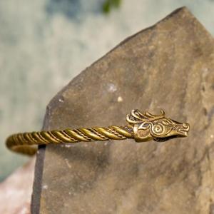 Torc - Necktie OISIN - brass 2